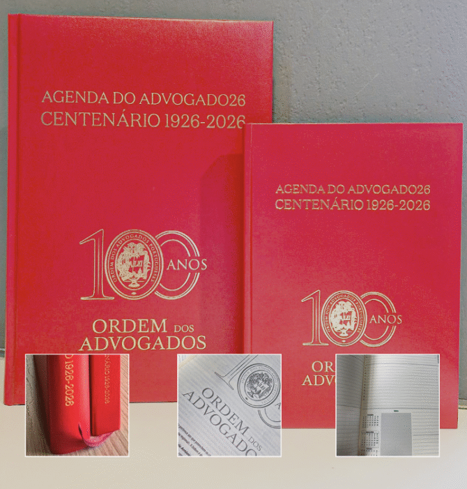 📘 Agenda do Advogado 2026 — Edição do Centenário da Ordem dos Advogados ⚖️